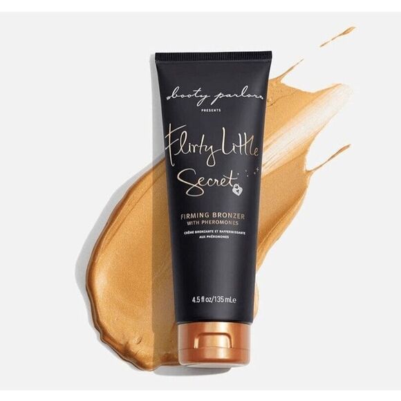 Booty Parlor Flirty Little Secret Firming Bronzer Lotion W/ Pheromones 4.5oz NEW - Picture 2 of 14